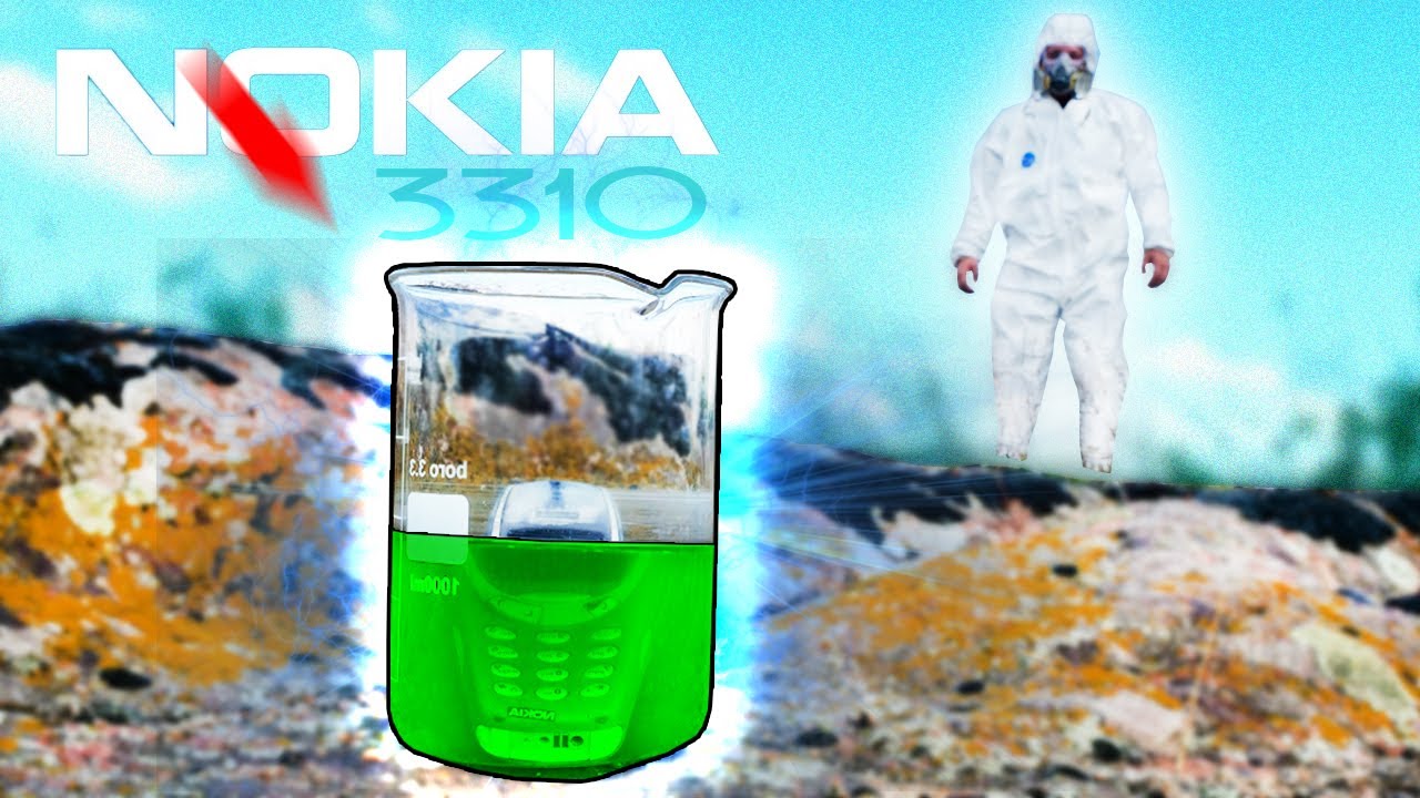 Что если в КИСЛОТУ ОПУСТИТЬ НОКИА 3310 ?!