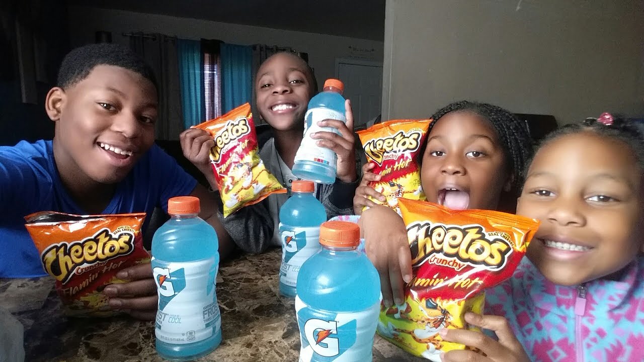 Hot Cheetos Challenge ~ Kids Version