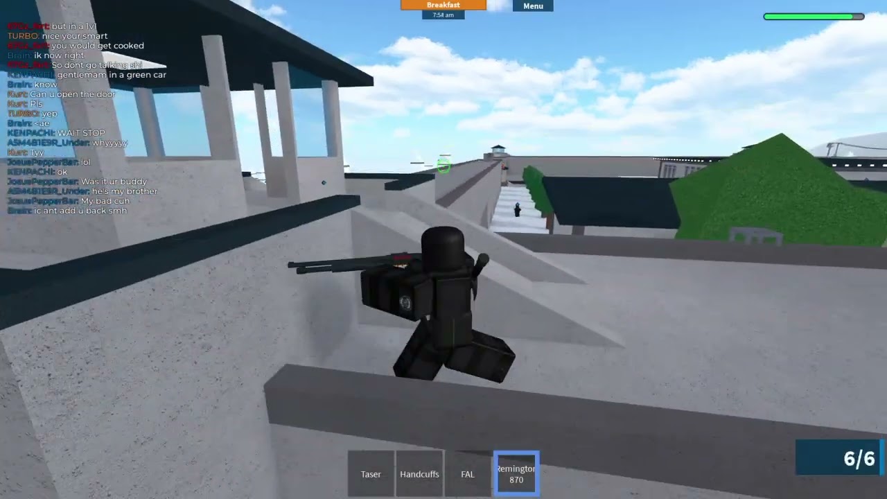 Roblox prison life destroying criminals / gaurd gameplay!