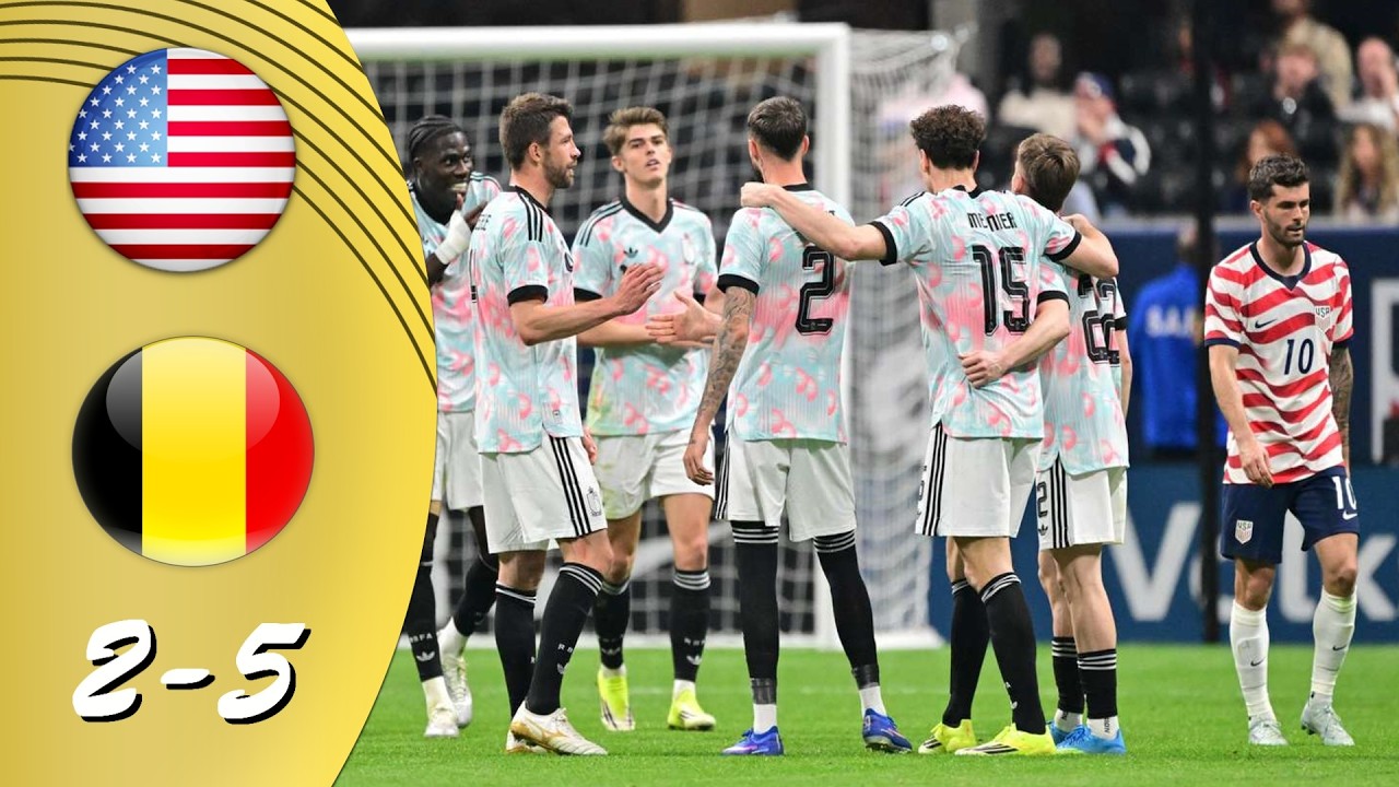 HIGHLIGHTS | USA 2 x 5 Belgium | RESUMEN All Goals & Highlights