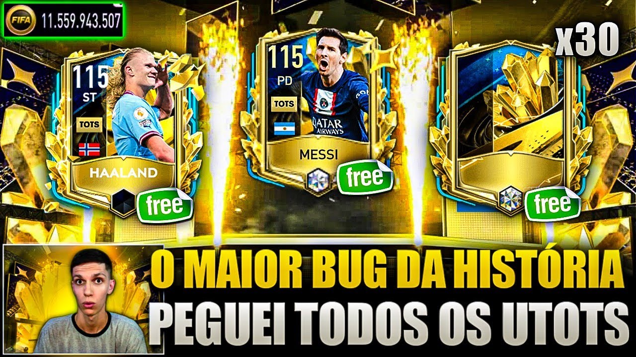 PEGUEI NO BUG 30x UTOTS & 10+ BILH&Otilde;ES COINS GR&Aacute;TIS & F&Aacute;CIL😱 FA&Ccedil;A AGORA O BUG!🔥 FIFA MOBILE 23