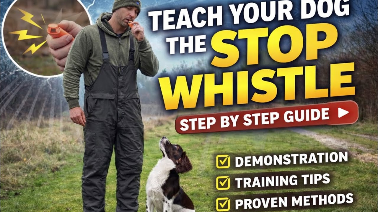 Teaching your dog to stop 