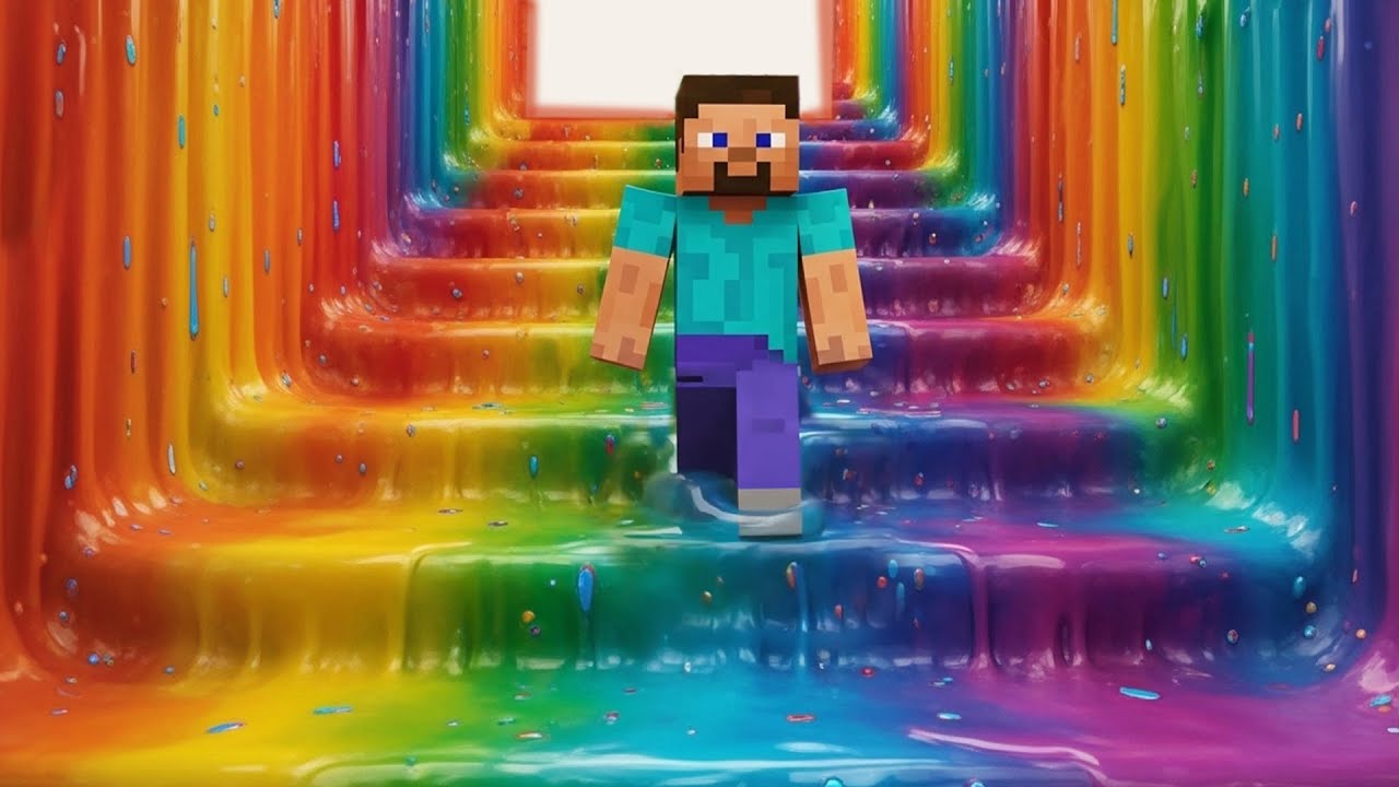 The Most Satisfying Minecraft Physics Simulation Ever with Crazy Staircase | ZenBlock Craft