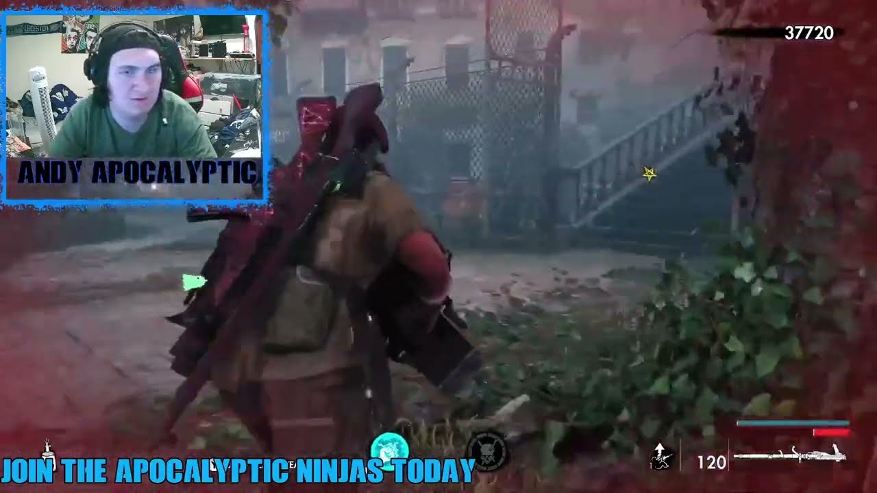 THE ZOMBIE KILLING EXPERT AKA THE APOCALYPTIC NINJA MASTER WALKS OUT THE ZOMBIE APOCALYPSE WOUNDED