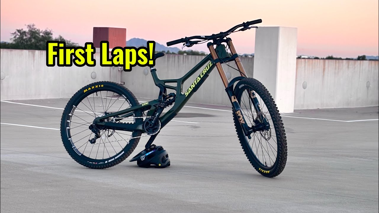 First Laps on my Santa Cruz V10! (Didn’t end well)