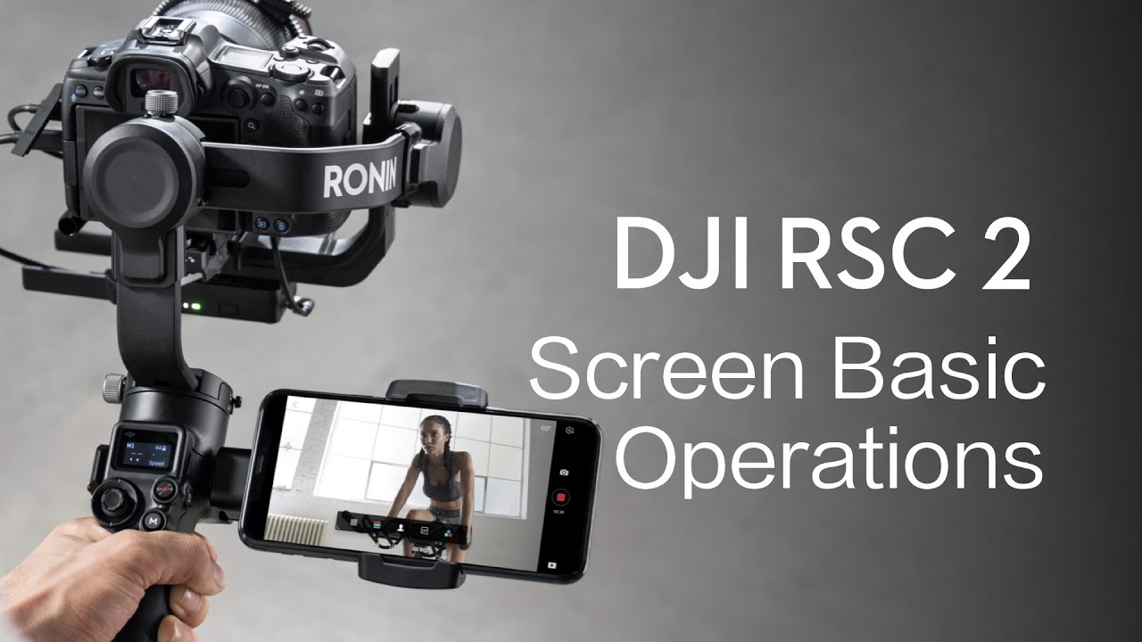 DJI RSC 2 | Основные функции экрана