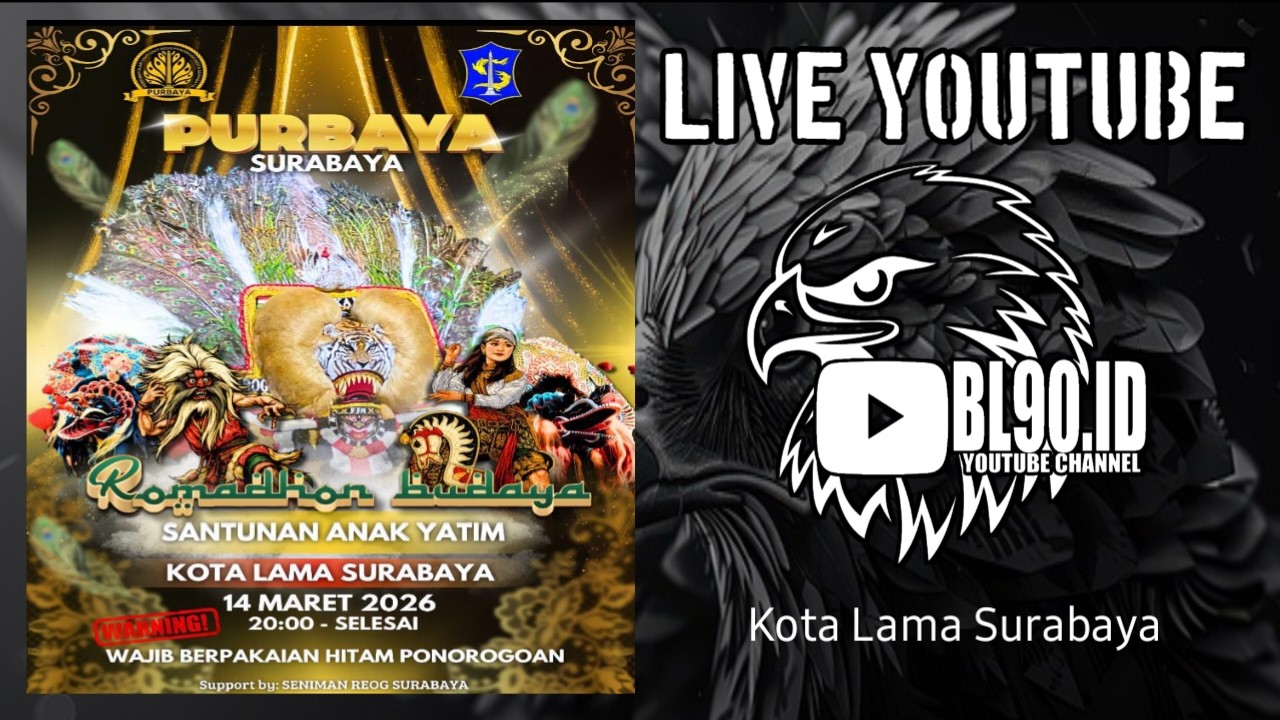 🔴 Live Ramadhan Budaya Reog dan Jaranan Surabaya - Kota Lama Surabaya 14 Maret 2026