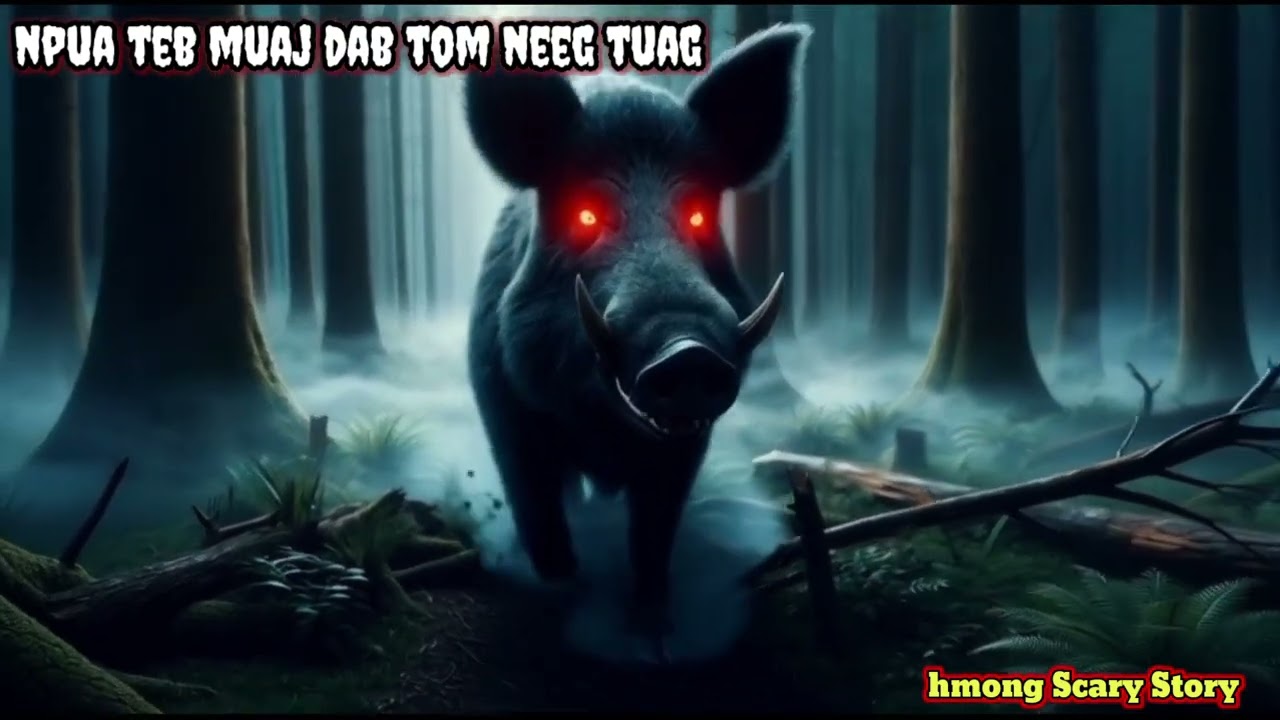 Mus zov Npua teb muaj dab - Scary Story