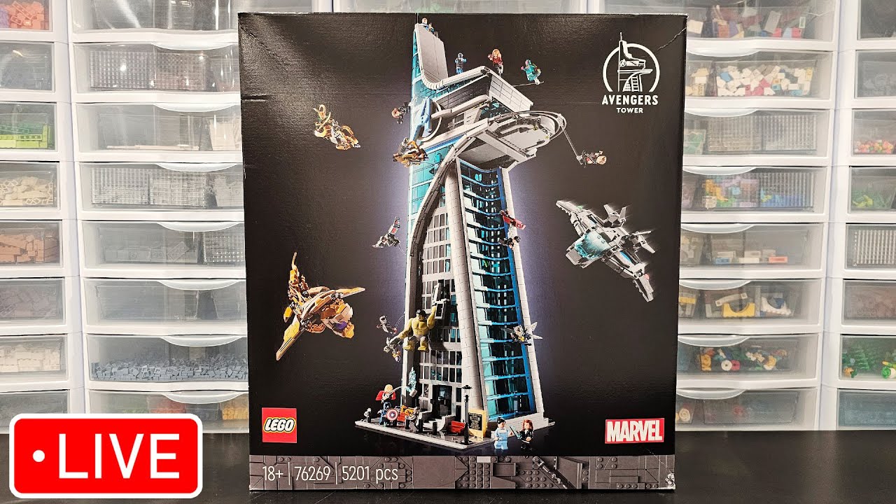 LEGO AVENGERS TOWER LIVE BUILD