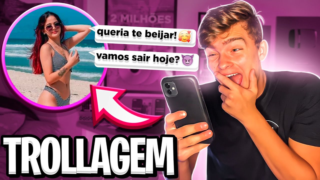 FINGI SER A MARIA EMANUELLY E MANDEI MENSAGEM PARA O GABRIEL! •Irmãos Scribel•