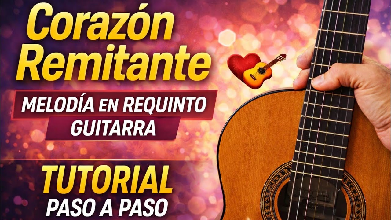 Tutorial Corazón Remitante – Melodía en Requinto  Guitarra