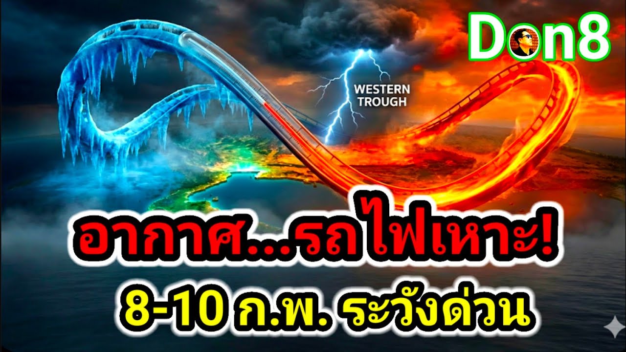 พยากรณ์ 14 วัน รับมืออากาศแปรปรวนครึ่งแรกกุมภาพันธ์ ระวังฝนหลงฤดู!