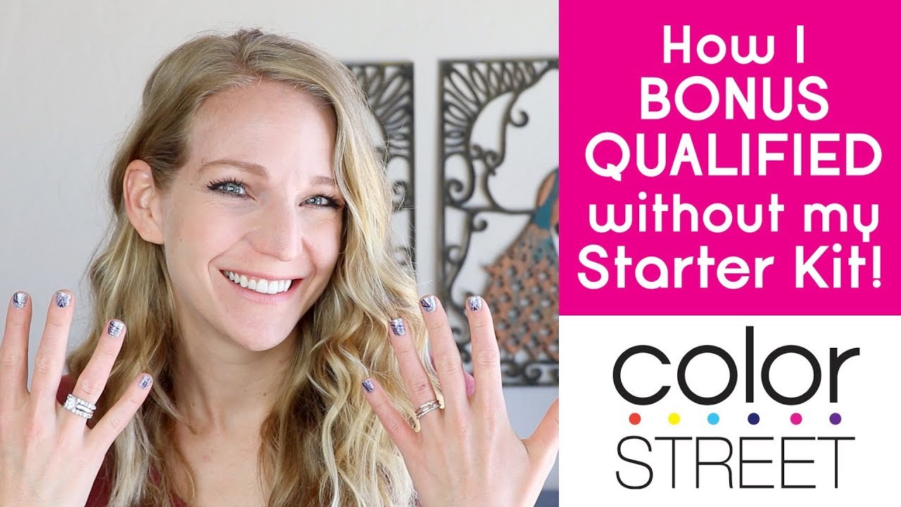 How I BONUS QUALIFIED In My 1st week...WITHOUT my Starter Kit! | Color Street | Epoddle Nails