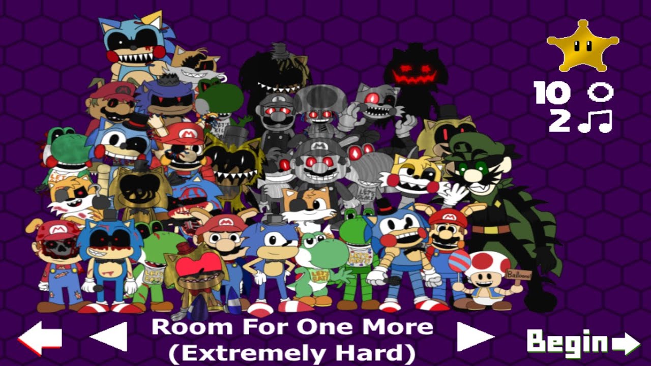 Five Nights At Sonic's Maniac Mania: Room For One More (Challenge-Extremely Hard)