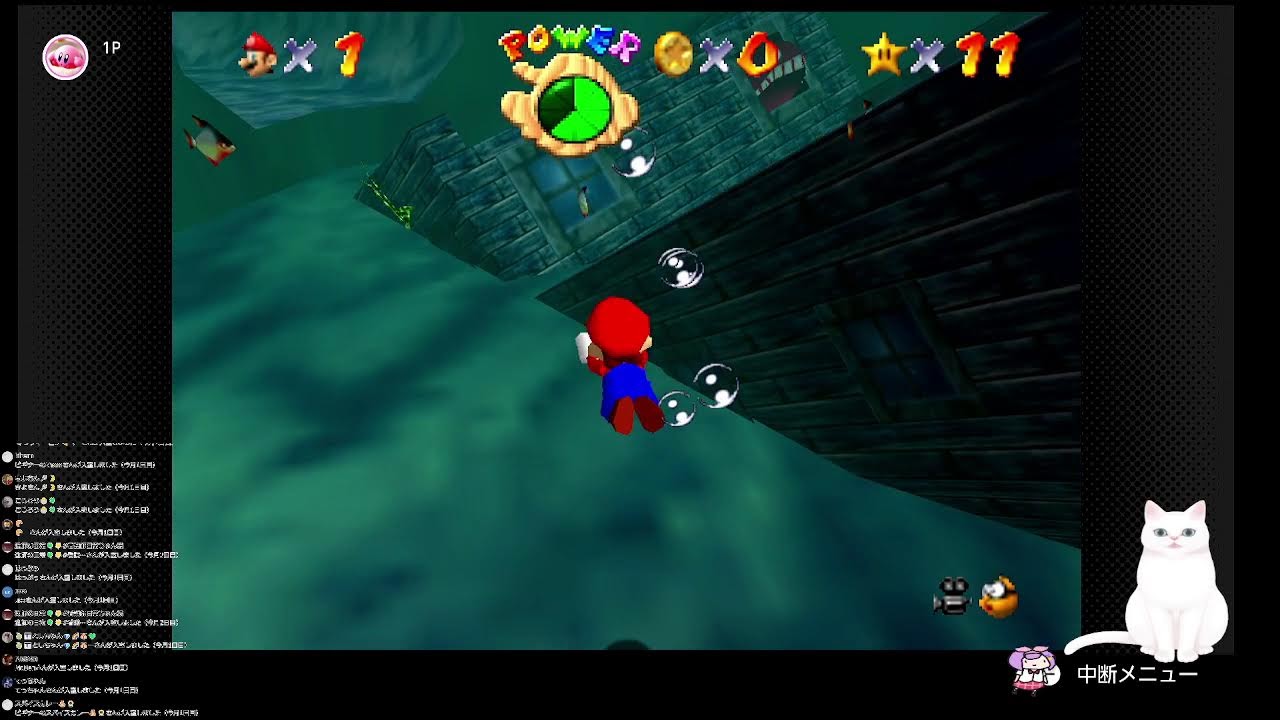 まったりスーパーマリオ64やります
