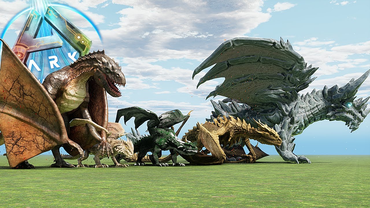 NUEVOS BRUTALES DRAGONES EN ARK: SURVIVAL ASCENDED | PlayiNkZ