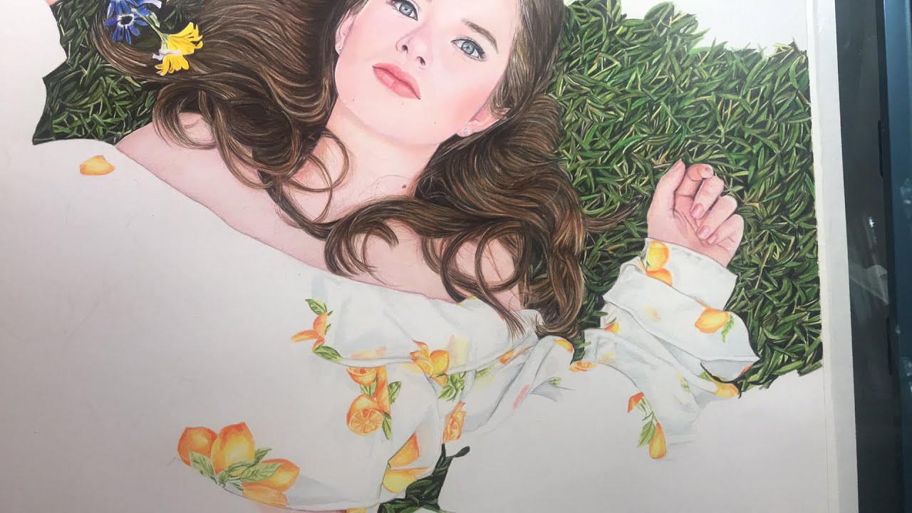 Drawing White Sheer Fabric