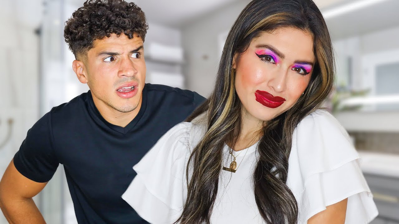I DID MY MAKEUP HORRIBLY TO SEE HOW MY HUSBAND WOULD REACT!!!