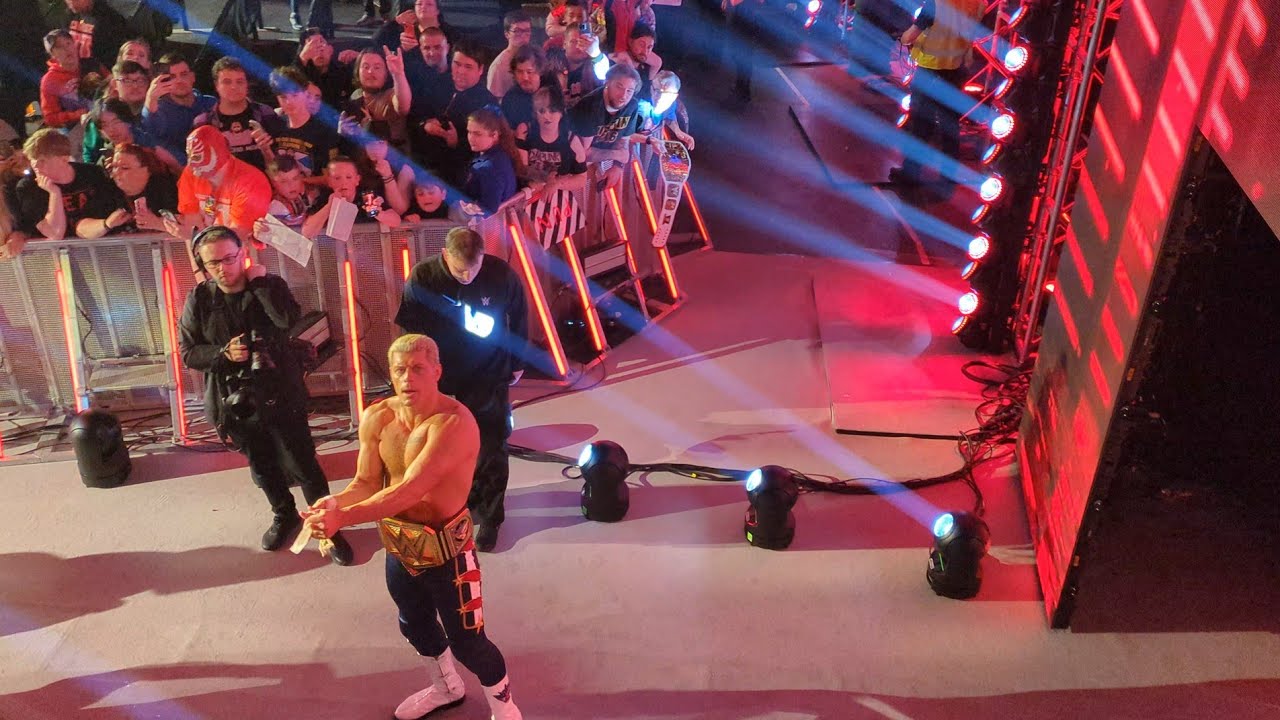 Cody Rhodes at WWE RAW Glasgow Scotland 24/03/25