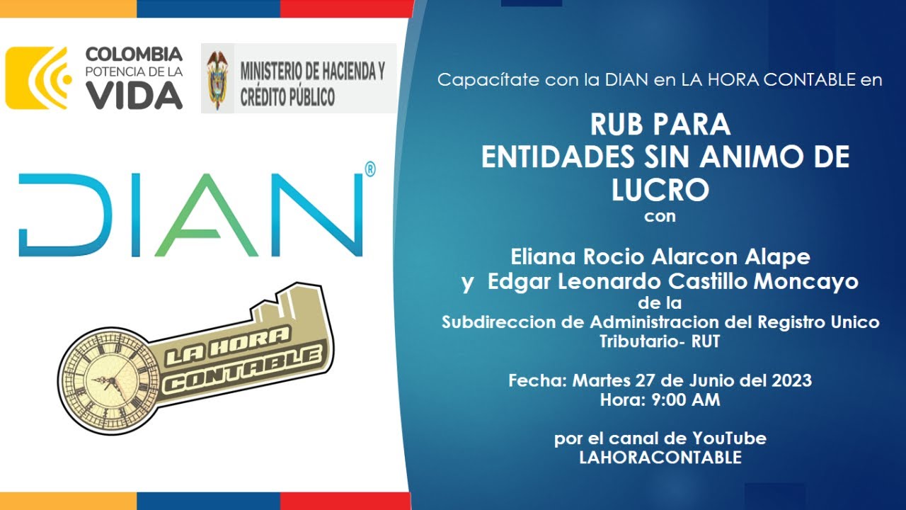 RUB PARA ENTIDADES SIN ANIMO DE LUCRO