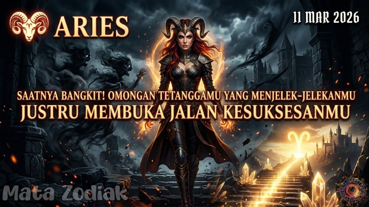 Aries♈ Saatnya Bangkit! Dari Omongan Tetanggamu Yang Menjelek-jelekanmu Hari Ini - Mata Zodiak