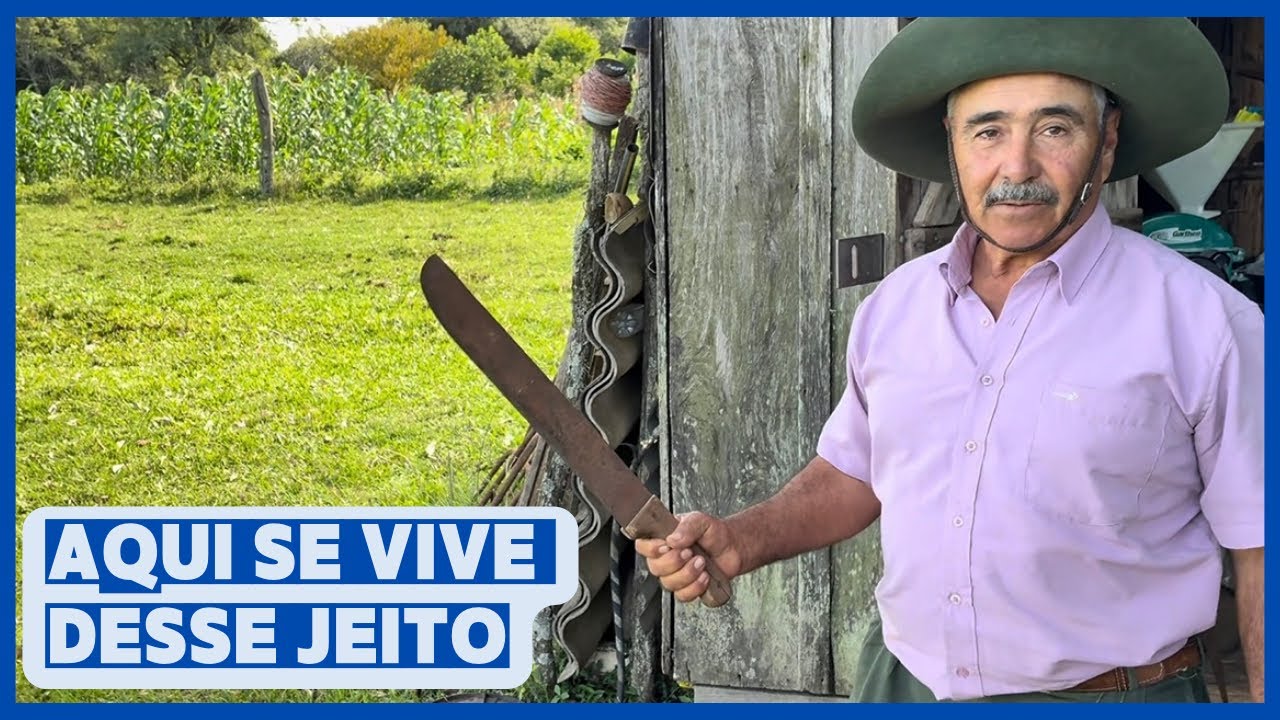 🎬SR. JARI MELO VIVEU TODA VIDA NO CAMPO/INHAME-ROSÁRIO DO SUL #prosas #causos #gaucho