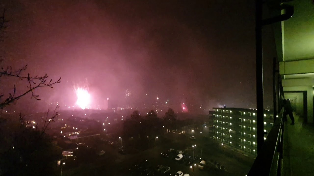 Vuurwerk jaarwisseling 2019-2020 Gouda