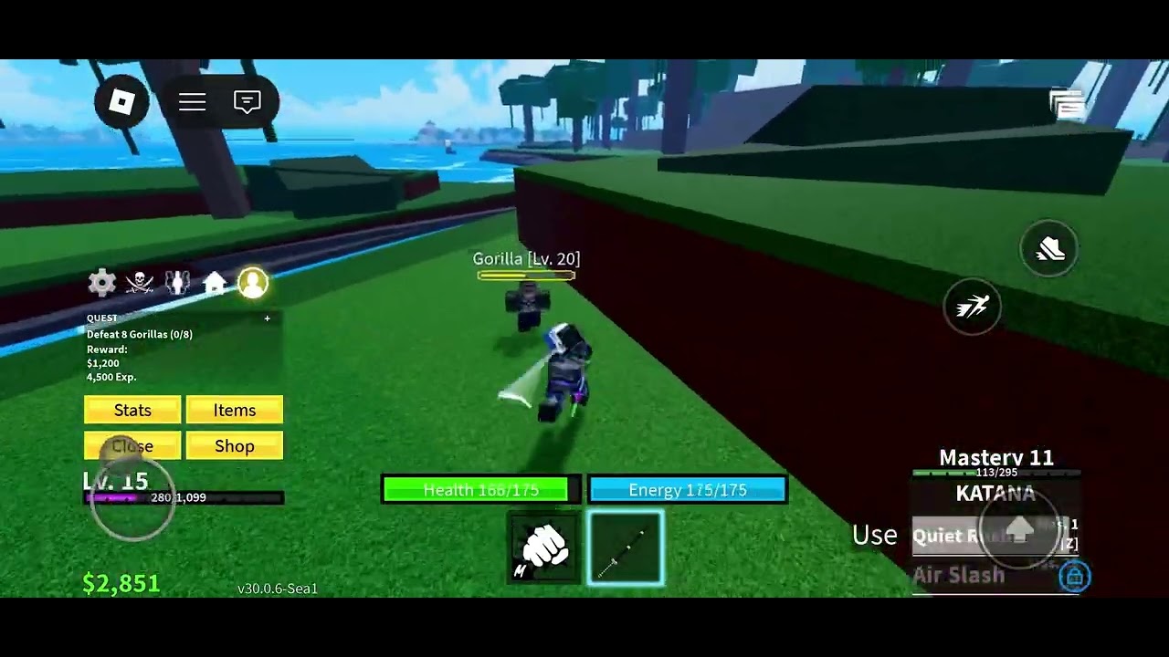 Playing blox fruit until i get to the third sea (Part 1)