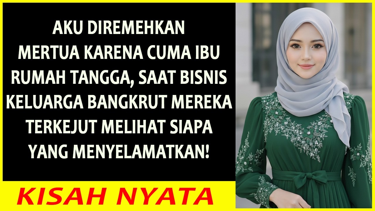 AKU DIREMEHKAN MERTUA KARENA IRT! TAPI SAAT BISNIS KELUARGA RUNTUH, AKULAH YANG MENYELAMATKANNYA