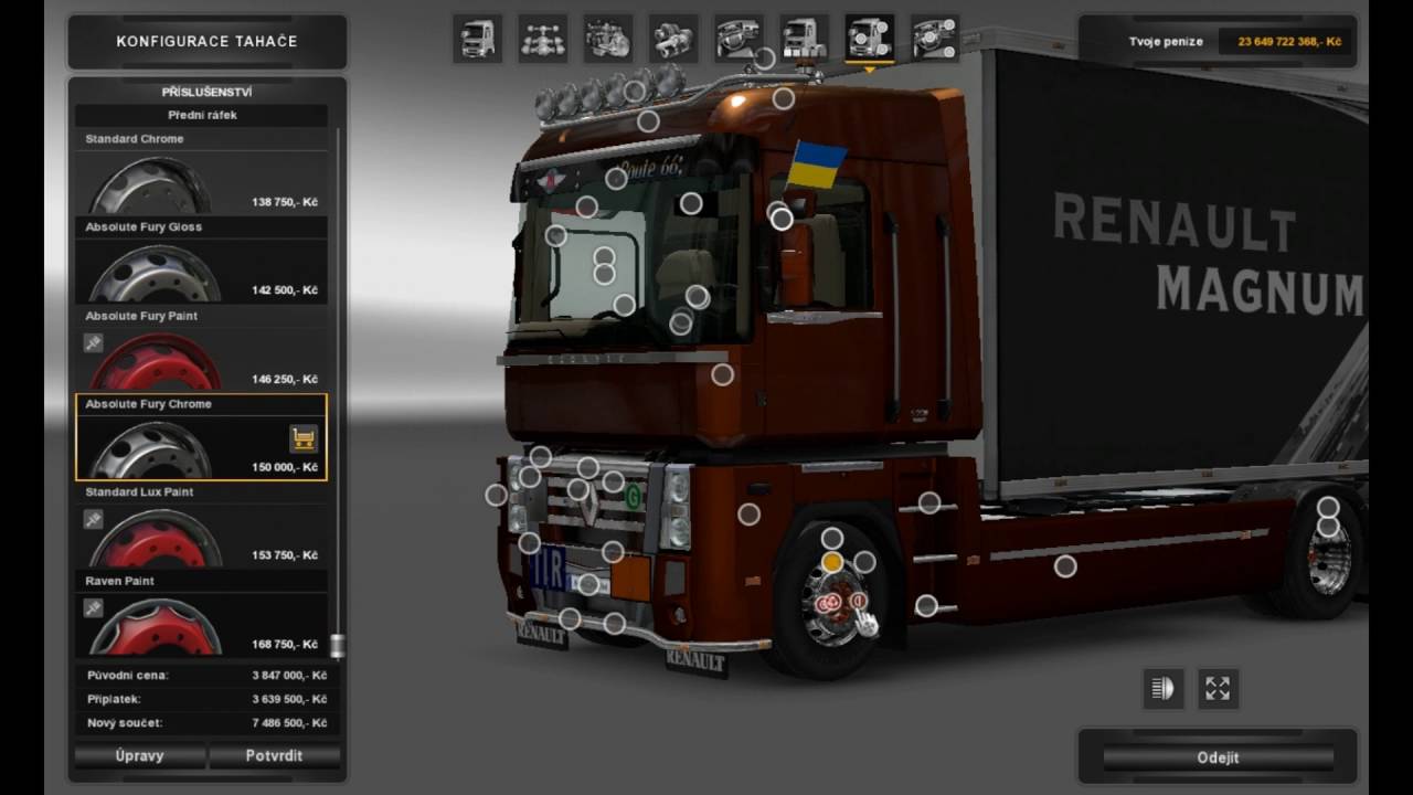 [ETS2]Euro Truck Simulator 2 Renault Magnum Updates v 15.03