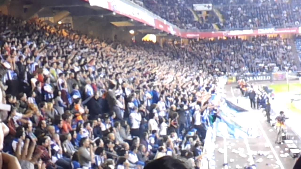 Deportivo 4-5 Barcelona (21/10/2012) - RIAZOR CANTANDO DEPORTIVO ALÉ!
