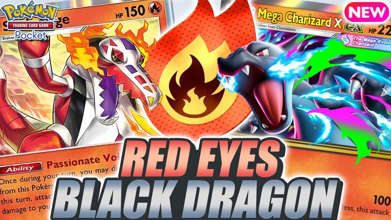 230 DAMAGE ! MEGA CHARIZARD X One-Shots MEGAS Thanks to SKELEDIRGE ! - Pokemon TCG Pocket