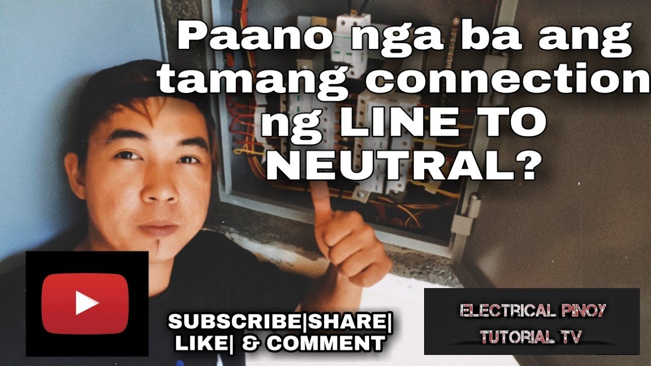 How to connect line to neutral  connection
