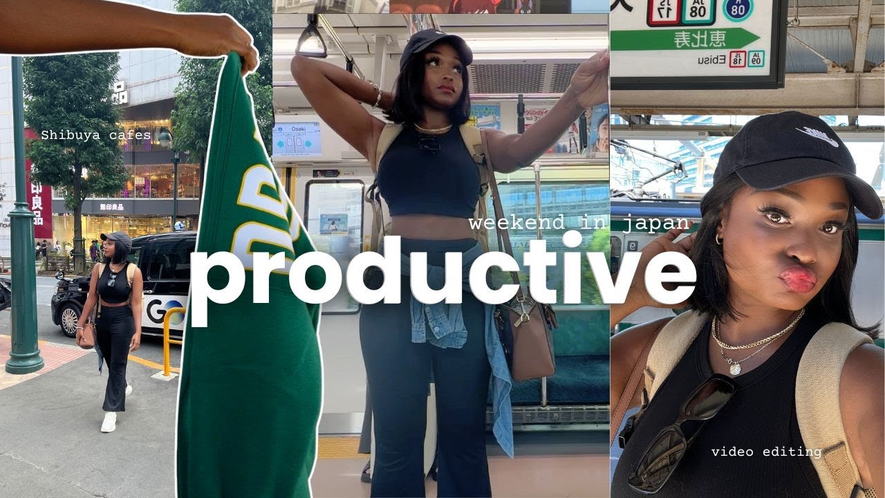 PRODUCTIVE WEEKEND IN TOKYO  Video Editing, Success formula, Cleaning, Errands, Shibuya