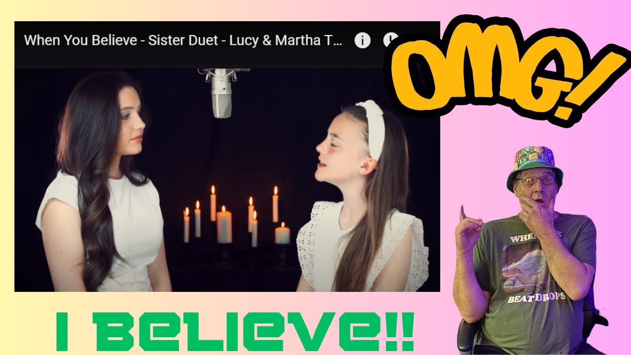 I'm A Believer!!  LUCY & MARTHA Thomas.. When You Believe..
