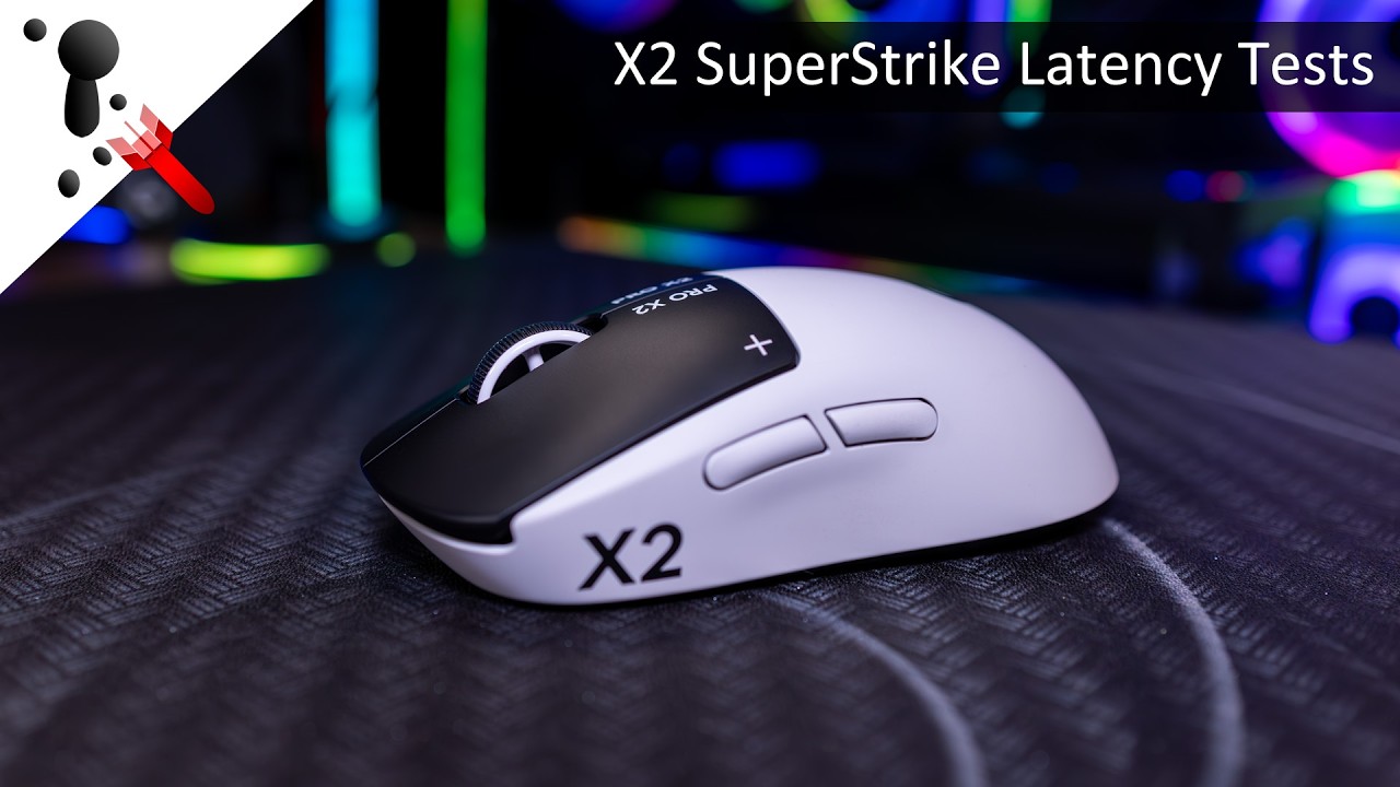 Тестирование кнопок с низкой задержкой на Logitech G Pro X2 SuperStrike