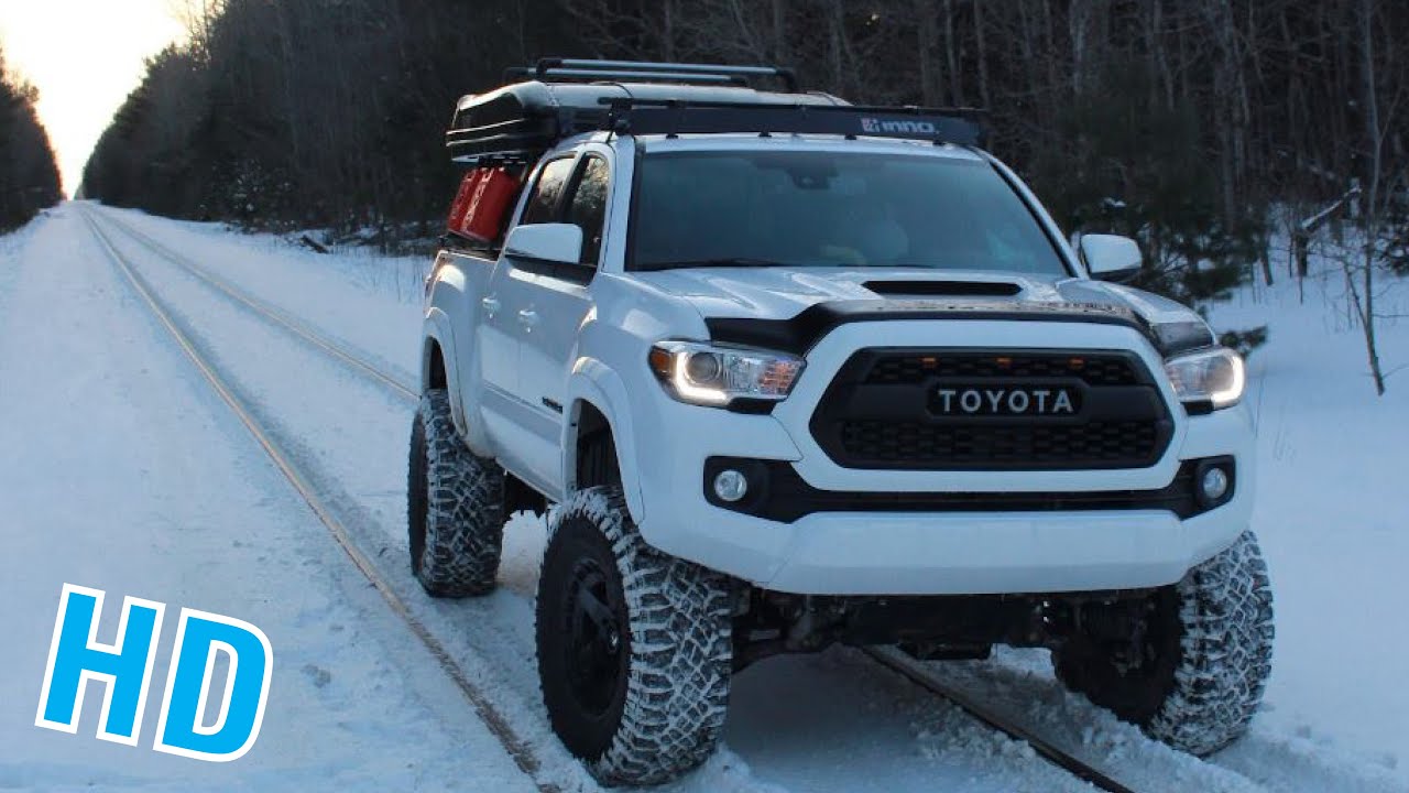 Solo Winter Camping - Toyota Tacoma