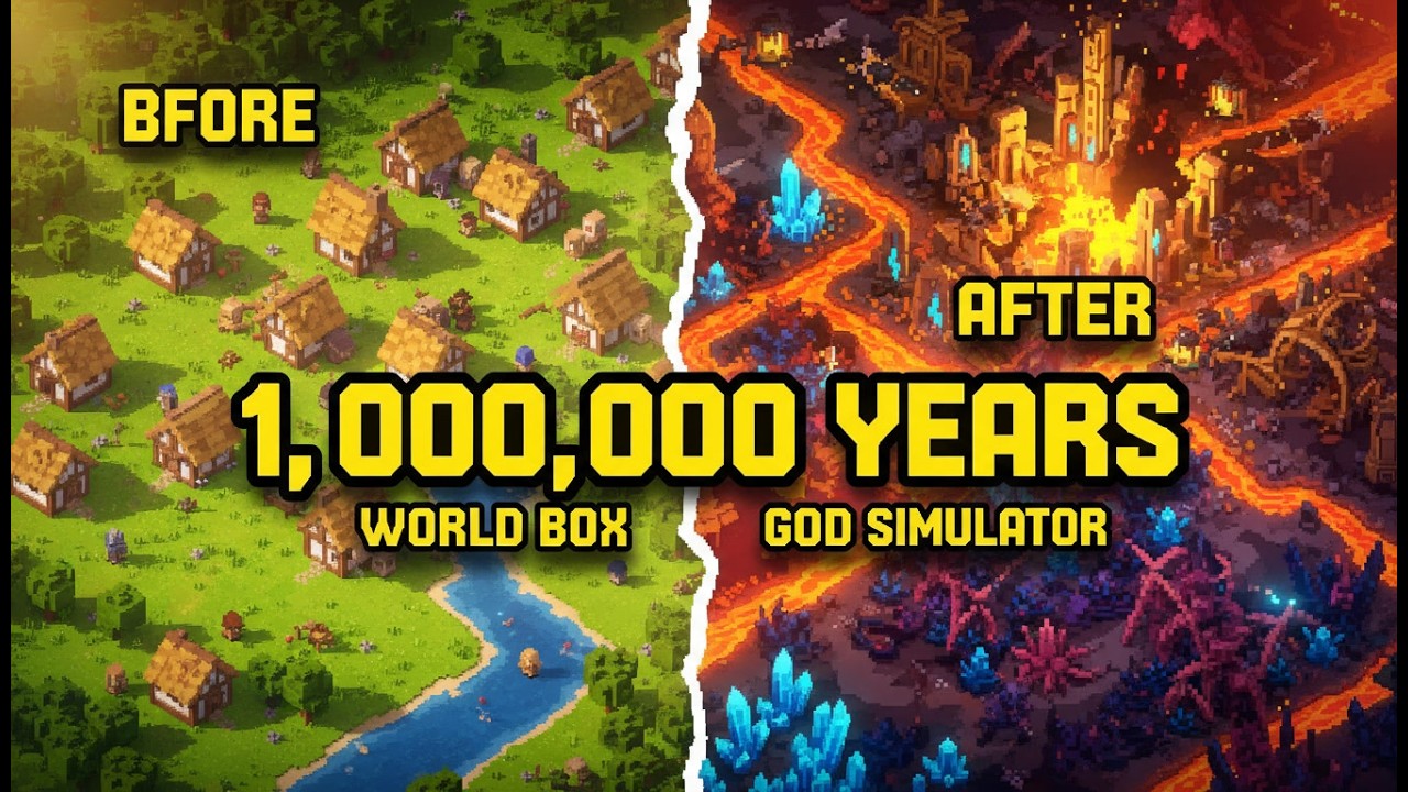 🔴Leaving WorldBox Running for 1,000,000 Years... (The End of History) 🔴