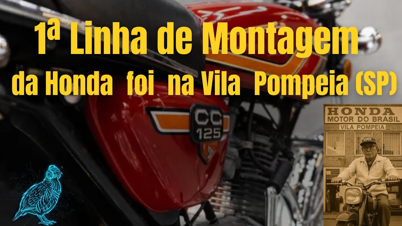 Vila Pompeia foi o primeiro endereço da HONDA no Brasil
