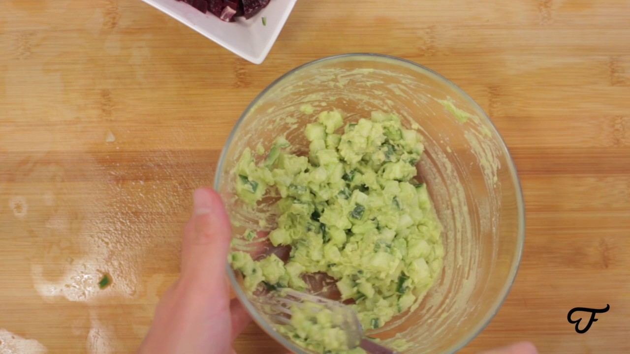 Avocado zalm bietjes torentje - paleo.nl