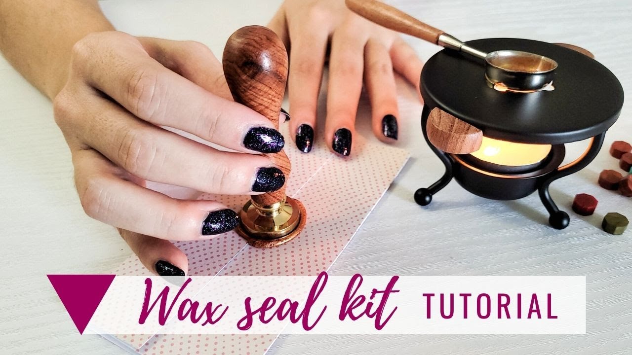 Easy wax seal kit tutorial with supplies from Craspire