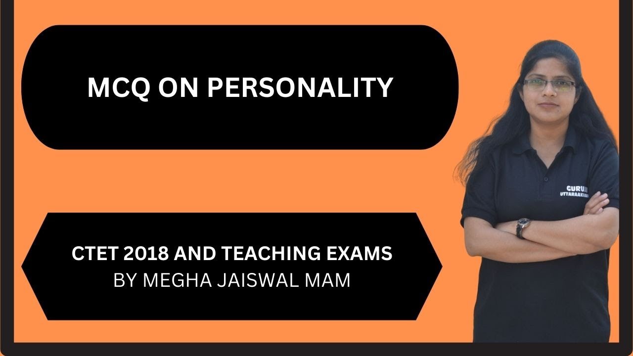 MCQ's on Personality | CTET 2018 | CDP | TEACHING EXAMS