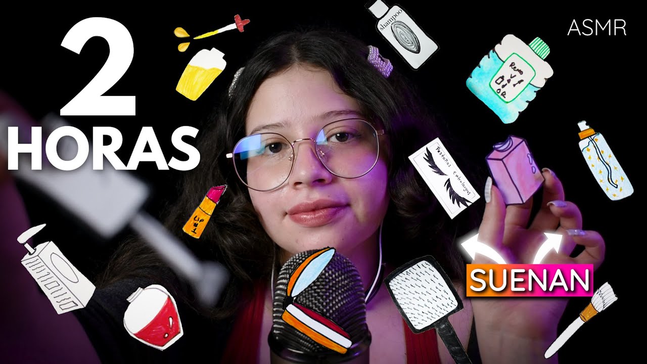 ASMR en ESPAÑOL ⏳ 2 HORAS Atención PERSONAL con PAPEL 📝para DORMIR profundo 😴😴Vivalen Asmr