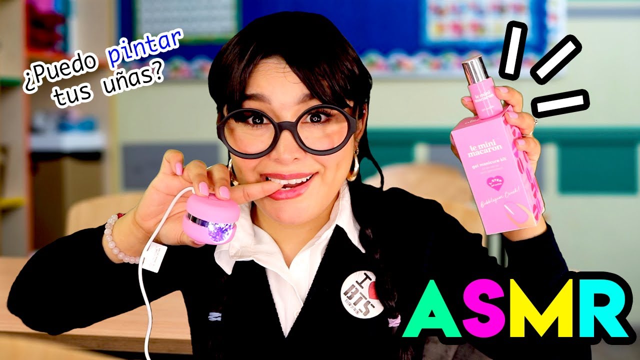 😳 La chica TÍMIDA del salón 😱 te HACE LAS UÑAS 💅 I ASMR en ESPAÑOL I Ges ASMR