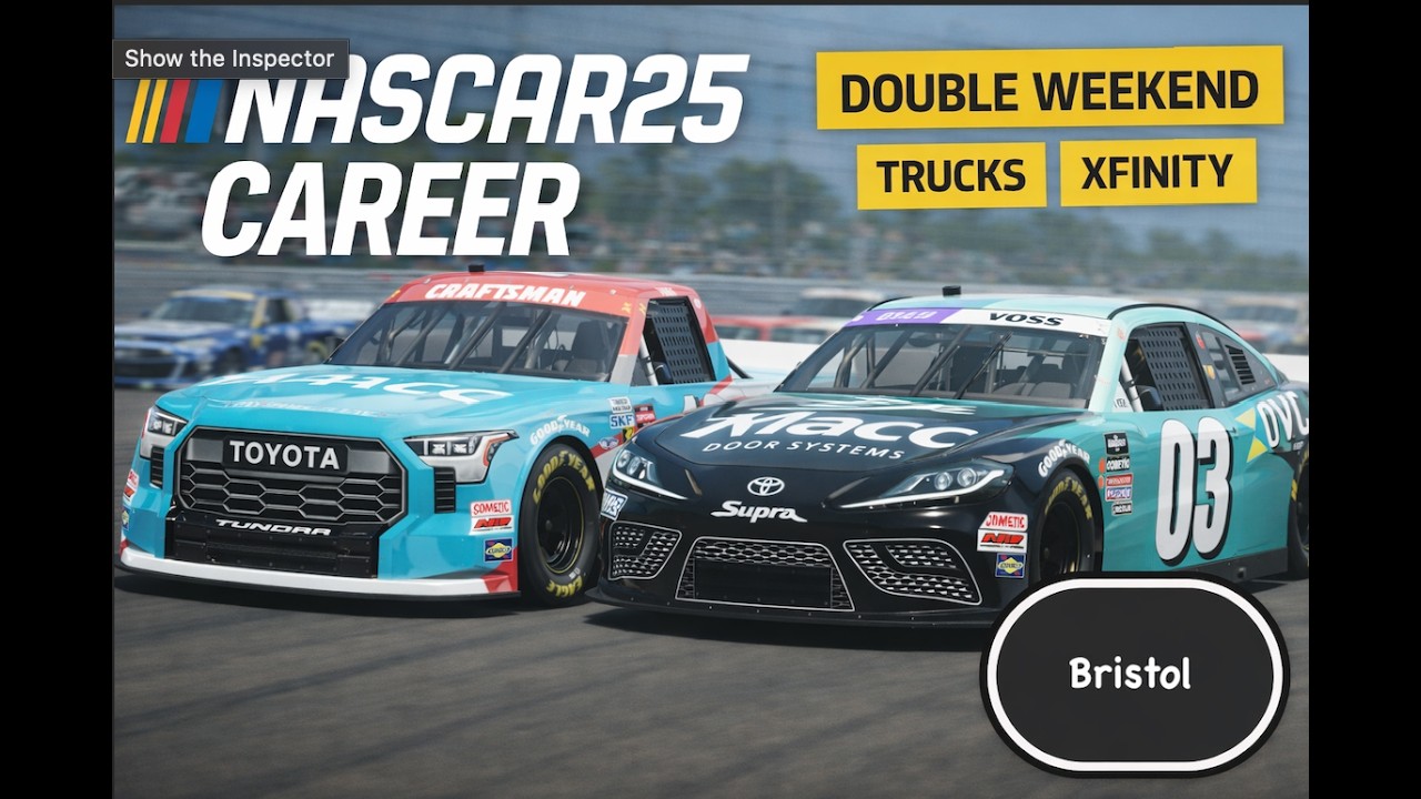 NASCAR25 Career - Double Playoff Action at Bristol (Ep. 31, Year 4)