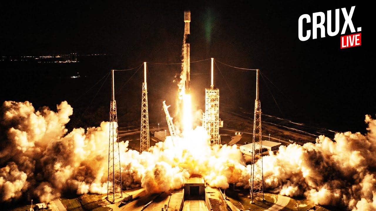 LIVE  | Two Moon Landing Missions In One Rocket | SpaceX Live | NASA Live |  | US News