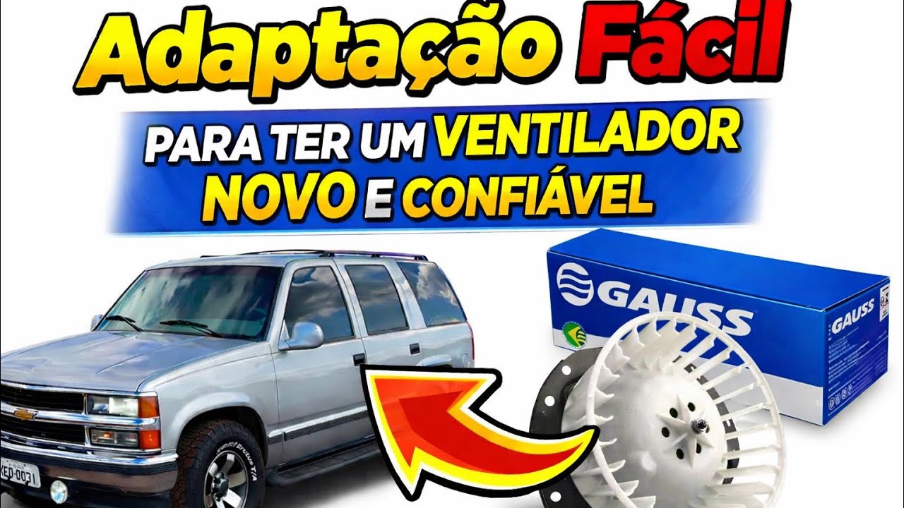 VENTILADOR CABINE PARA SILVERADO - AR CONDICIONADO TOP