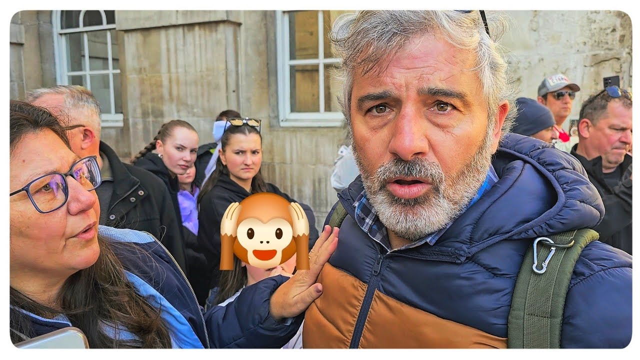 MONDAY MELTDOWN as Angry Idiot Tourist ASSAULTS Colin at Horse Guards!