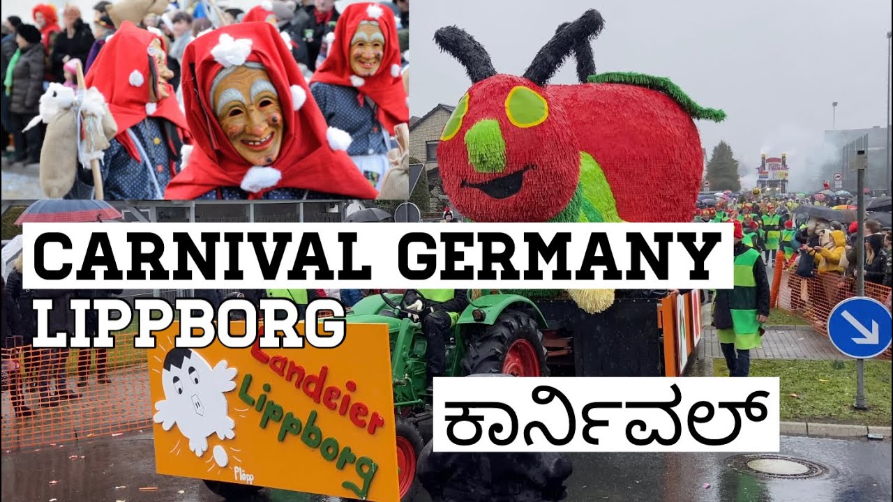 Street Carnival in Germany | ಕಾರ್ನಿವಲ್ | Lippborg | #kannadiga #street #carnival #germany 🇩🇪