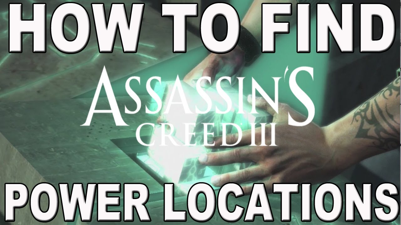Assassin's Creed 3: How To Find Power Plug Location Spots (Pedestals tutorial) All 3